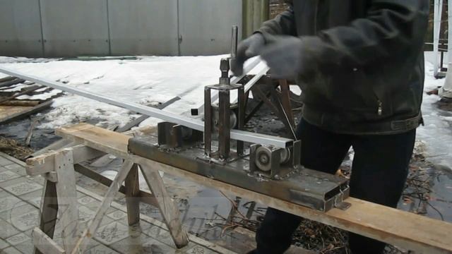 Как сделать трубогиб своими руками.Самодельный трубогиб для профильной трубы.