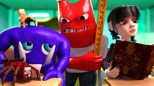БанБан - ЗЛОЙ УЧИТЕЛЬ! (3D Анимация в Школе)