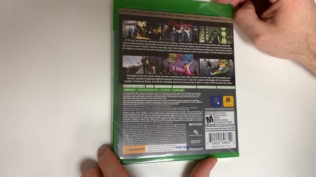 GTA Episodes from Liberty City (Xbox 360 / Plays on Xbox One) Unboxing