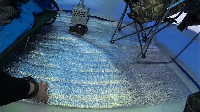 Бюджетная зимняя палатка СТЭК куб 3 трехслойная