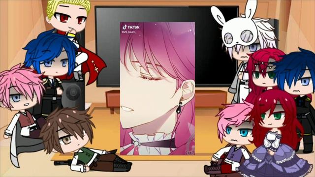 ~Реакция~ персонажей из игры–манги "СЕКДЗ" на тт //5 часть// (конец?)