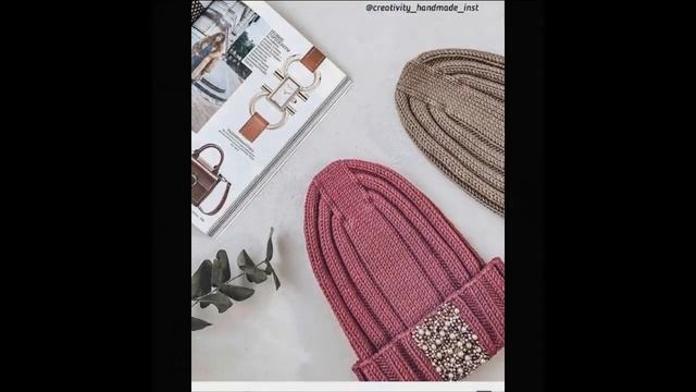 Модные шапки спицами. Как связать шапку