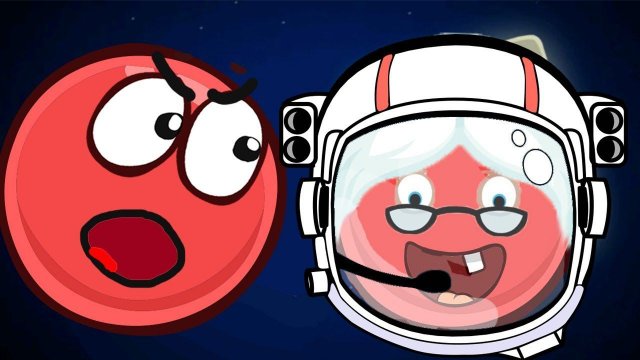 Новый КРАСНЫЙ ШАР, Шарик спасает бабушку в космосе, мультик игра Детский летсплей #55