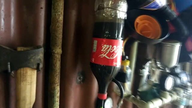 Буржуйка на отработке без заморочек!
