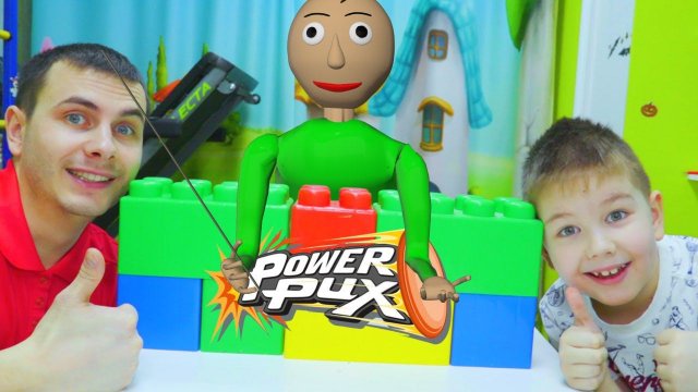 Балди УСТРОИЛ для Ромы и Папы челлендж с Power Pux в Реальной Жизни!