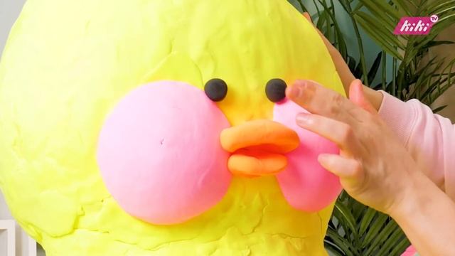 ОГРОМНАЯ уточка Ла-Ла Фан-Фан из пластилина