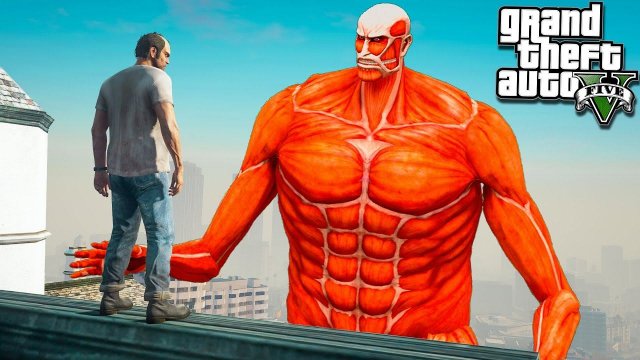 ОХОТА НА СТРАШНОГО ВЕЛИКАНА В ГТА 5! НАШЕЛ ДРЕВНЕГО ТИТАНА ОБЗОР МОДА В GTA 5! ГТА 5 МОДЫ MODS ИГРЫ