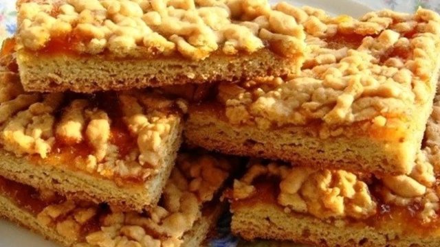 ТЕРТЫЙ ПИРОГ с вареньем._Очень Нежный и Рассыпчатый.