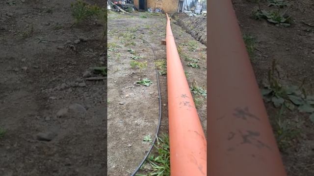 установка саморегулирующегося греющего кабеля gr30-2cr на 110 канализационную трубу