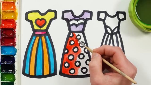 Рисуем фломастерами. Простой милый рисунок. Рисование для детей