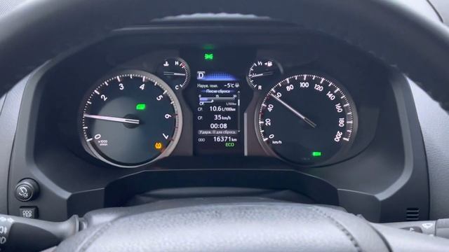Тоета Прадо 150, 4.0, не реальный расход топлива топлива . Toyota LCP 150