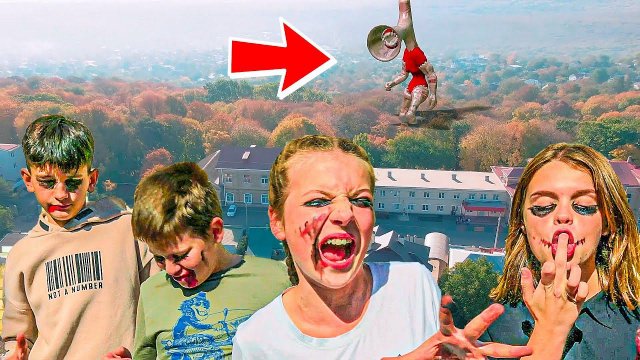 ВЕЛИКАЯ МАТЬ МЕГАФОН СПАСАЕТ СВОИХ ДЕТЕЙ ОТ ЗОМБИ!! (Крутые детки) Cool Kids