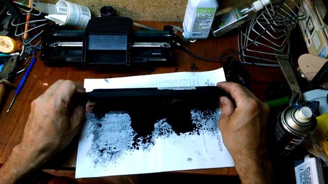 Принтер мажет при печати. пятна на печати. ремонт принтера. Не сложный ремонт