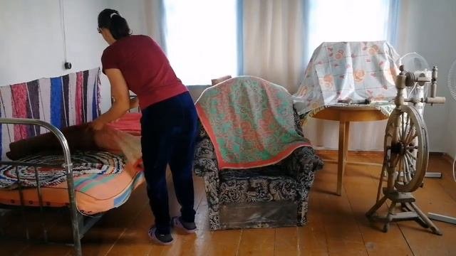 Жизнь  в старом доме. Ремонт в летней кухне Жизнь по старинке.Как живут женщины в деревне