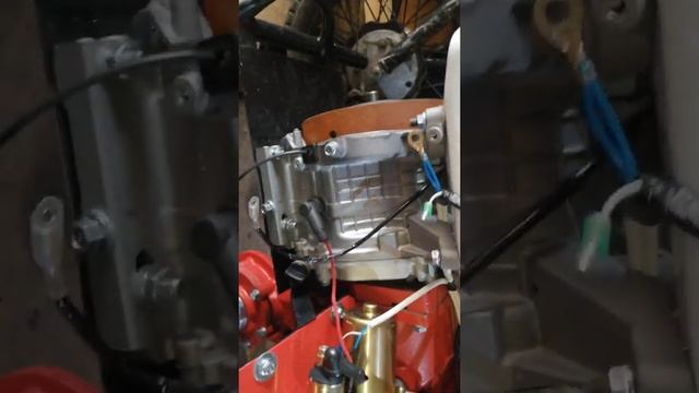 Мотоблок Brait разборка и снятие катушки освещения