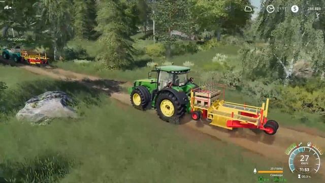 МЕСТНЫЙ ОЛИГАРХ ОДОЛЖИЛ ТЕХНИКУ МОЛОДОМУ ФЕРМЕРУ! ЗАСАДИЛ ВСЕ ПОЛЕ ДЕРЕВЬЯМИ! FARMING SIMULATOR 19