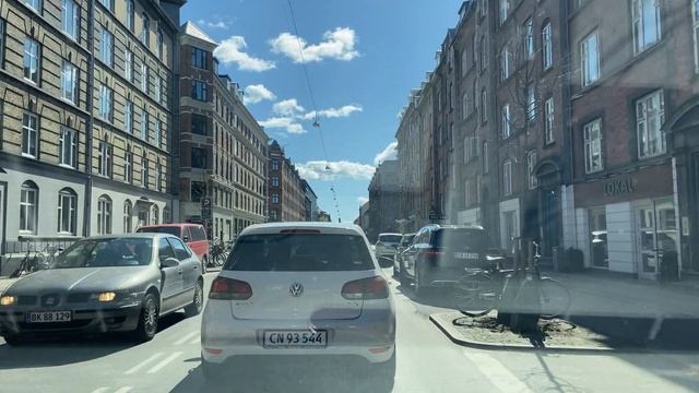 Copenhagen - Frederiksberg - Denmark || 2022 - Driving In Denmark || 4k UHD 60fps