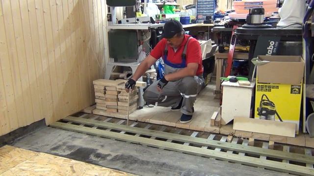 Воздушный пол в гараже