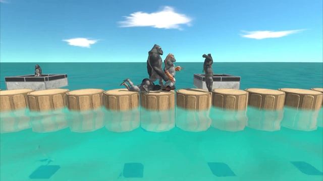 Escape from Ranged Units - Animal Revolt Battle Simulator
