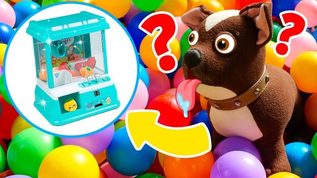 Игрушка собака Шоколадка и игровой автомат! Играем в дочки матери в видео для девочек Как Мама