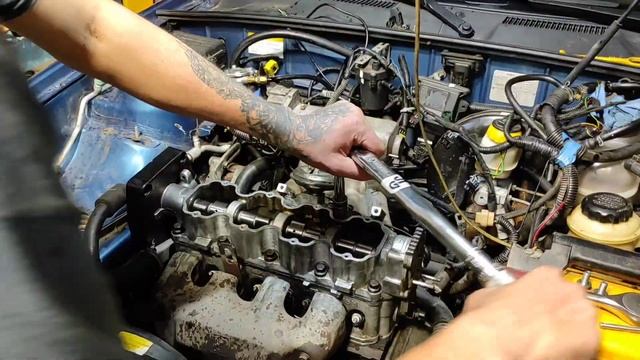 Момент( N.m ) и порядок обтяжки ГБЦ Део Ланос 1.5L, Шевроле Ове