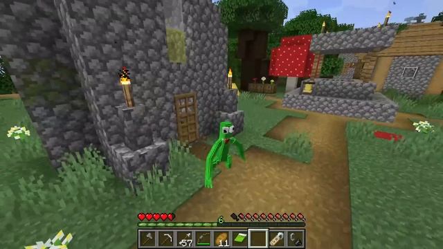 Майнкрафт но Я СТАЛА ПОМОЩНИКОМ РАДУЖНЫМ ДРУГОМ ЗЕЛЕНЫМ