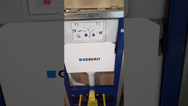 Вариант установки инсталяции geberit duofix basic на основание с теплым полом.