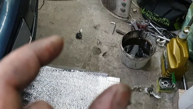Замена масла двигатель К4М Рено