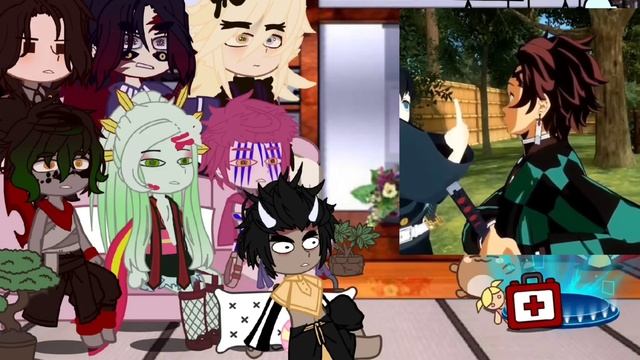 Uppermoon+Muzan react to my fyp||kny||Demon Slayer AU||qaslemon ||Credit in the desc