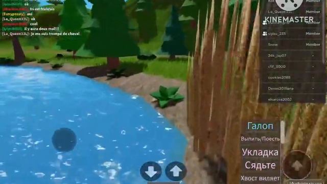 Обзор леса в роблокс мир лошадей:)