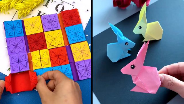 Как сделать зайчика из бумаги. Поделки из бумаги для детей
