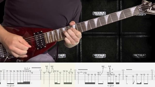 Master of Puppets - Metallica (Табулатура) Guitar Tutorial TABS