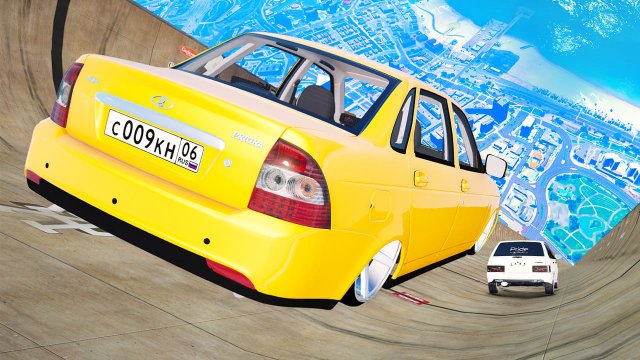 СПУСК С ГОРЫ БЕЗ ТОРМОЗОВ НА ЧИТ ТАЧКАХ В ГТА 5 МОДЫ! ОБЗОР МОДА В GTA 5!