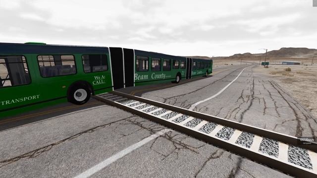 ПЕРЕЕЗД СМЕРТИ! АВТОБУС С ПАССАЖИРАМИ ПОПАЛ ПОД ПОЕЗД | BeamNG.drive