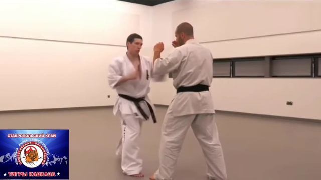 Боевое комбо в киокушин каратэ!!!