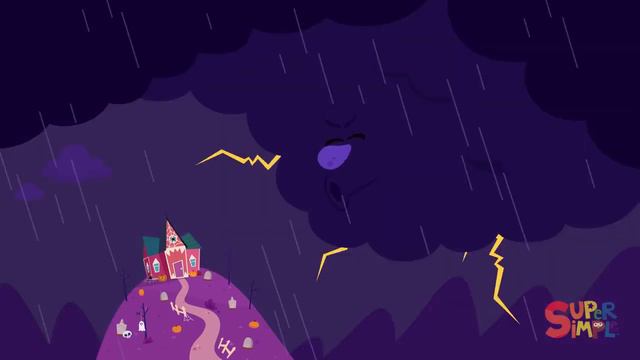 Super Spooky Halloween Storm⚡️ Kids Halloween Music Super Simple Songs