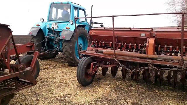 ДТ-75н , ДТ-75МЛ, предпосевнвя подготовка.