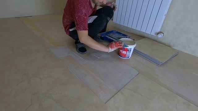 Укладка кварцвиниловой плитки на фанеру