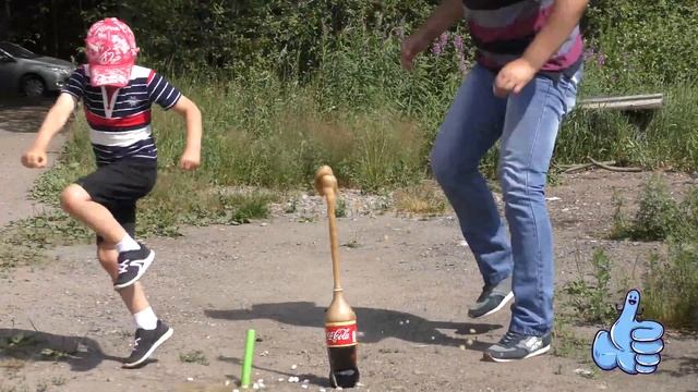 Ментос и кока кола!