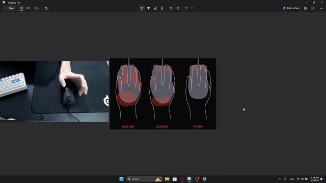 Хваты мыши \ Как держать мышь? \ Mouse grip guide