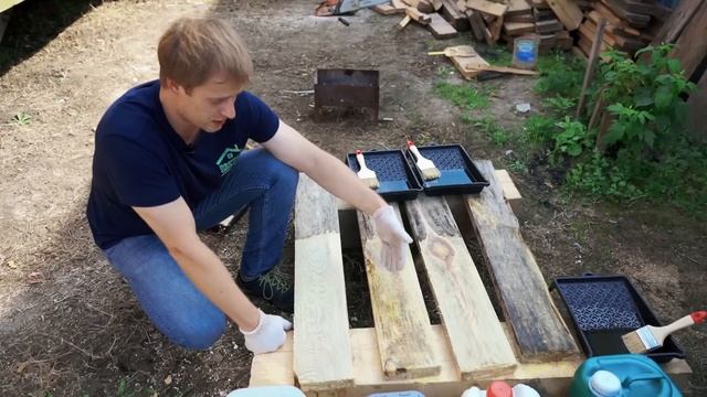 Честный тест отбеливателей для древесины. Полевые испытания отбеливателей. Построй Себе Дом.