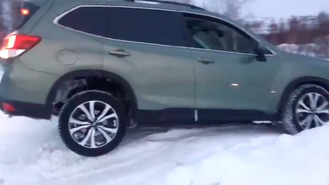 Субару Форестер 5 поколения, диагональное вывешивание