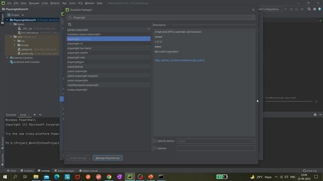 #1 Playwright with Python Introduction| Installation| Overview| Playwright codegen| slowmo flag