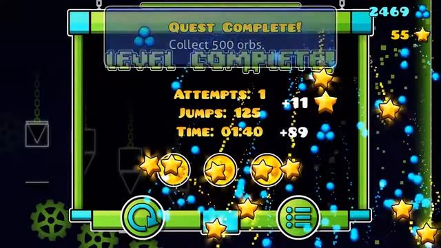 Прохождение всех уровней в Geometry Dash 1-21 [100%]