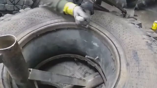 Способ обдирки колёс на вездеходы