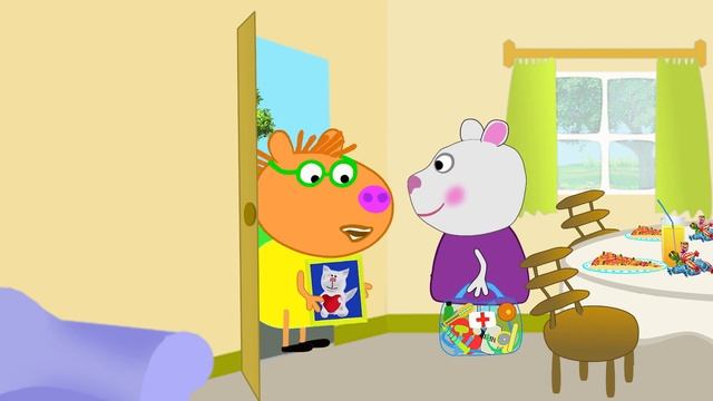Что нельзя делать в гостях. Свинка Пуня. Мультфильмы.