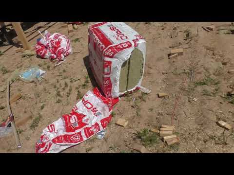 Каркасник 7,5 х 8,5. Мембрана и утеплитель.