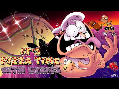 It's Pizza Time WITH LYRICS - Pizza Tower Cover