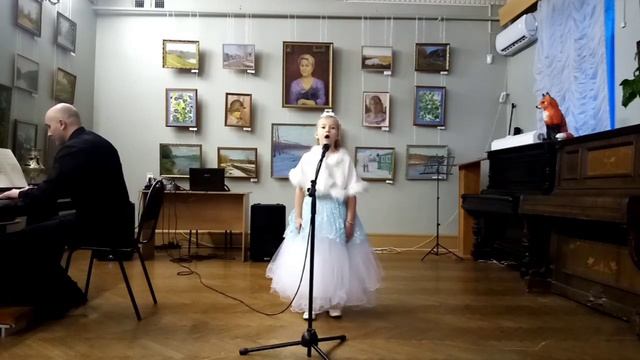 София Гилунг г. Лиски "Мамина сказка" слова Н.Карповой музыка А. Сазановой концертмейстер А. Сазано