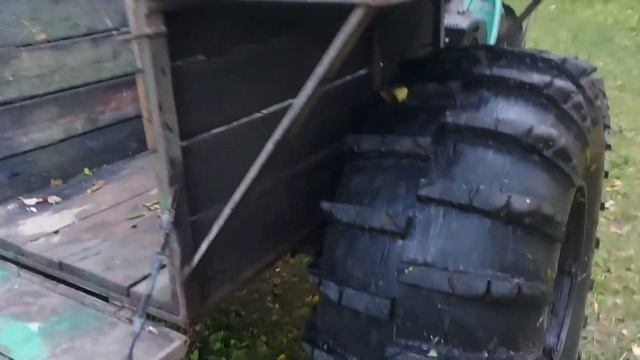 Трёхколёсный каракат на лифановском двигателе! Заплыв по реке! Как устроен каракат!